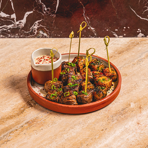 Black Pepper Tenderloin Lollipops